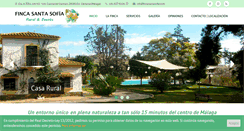 Desktop Screenshot of fincasantasofia.com